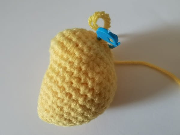 view of fiberfill