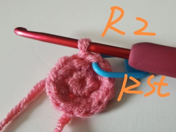 12 stitches for round 2 for crochet pig