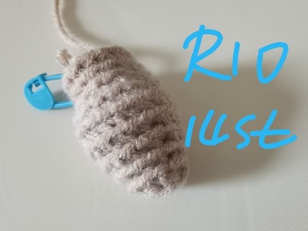 14 stitches for round 10 for peanut crochet