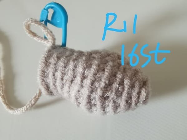 16 stitches for round 11 for peanut crochet