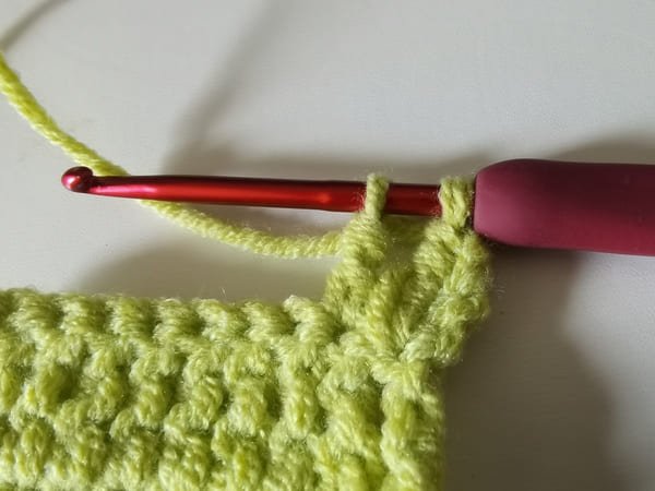 2 loops on the hook for treble crochet