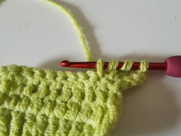 4 loops on the hook for treble crochet