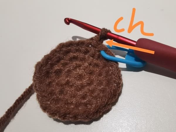 crochet chain stitch again