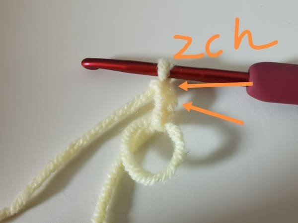 crochet 2 chain stitch in to magic ring