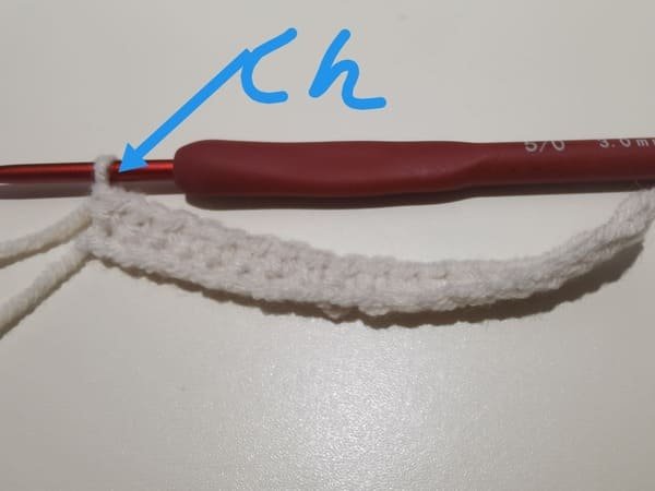 crochet chain stitch again