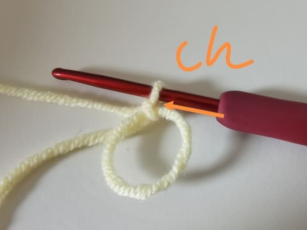 crochet chain stitch to make it more secure