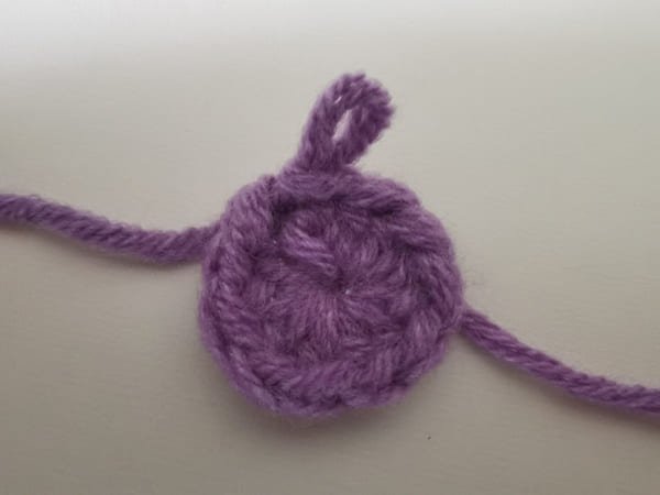 half double crochet in magic ring