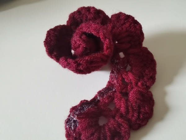 part of rose shaped