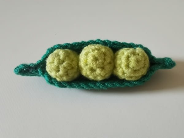 put three peas in pod.