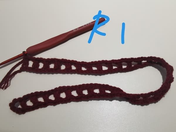 round 1 is completed for bow crochet