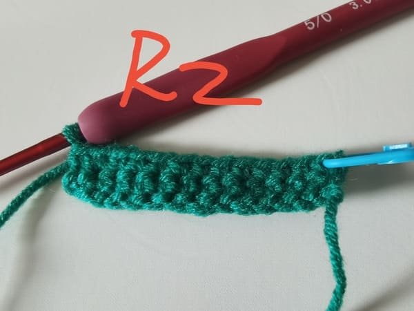 round 2 is completed for frog crochet pattern