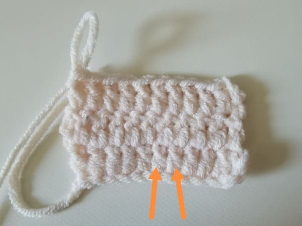 shape of double crochet