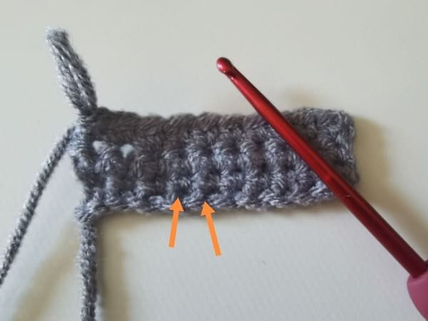 shape of single crochet