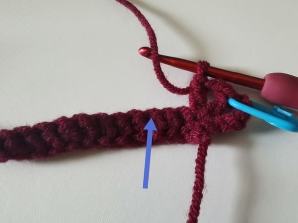 skip 2 stitches for round 2 for crochet rose pattern
