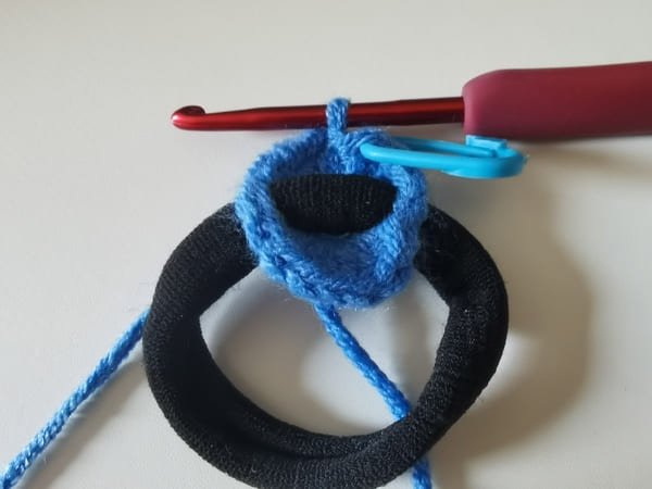 slip stitch is completed