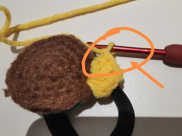 we finish the second stitch