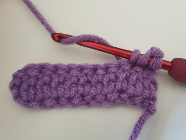 yarn over again for double crochet increase