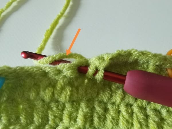 yarn over again for double crochet