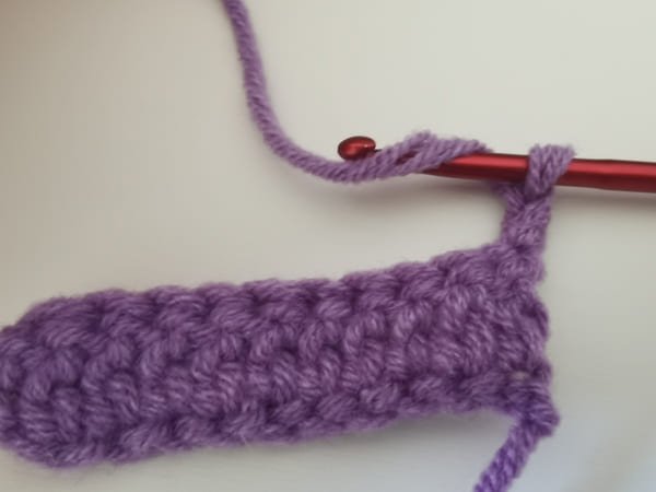 yarn over for double crochet increase