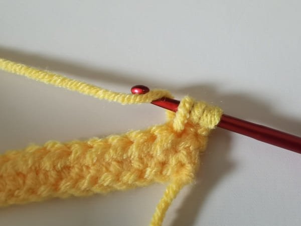 yarn over one more for half crochet decrease