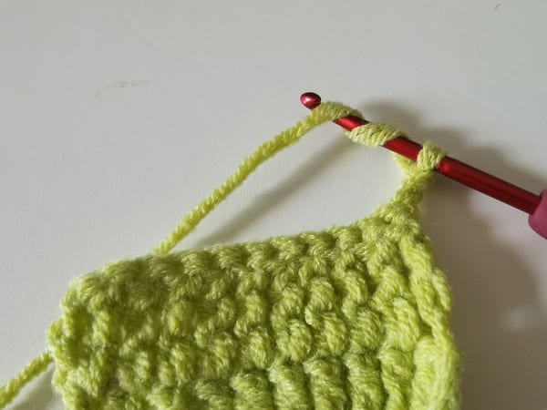 yarn over twice for treble crochet
