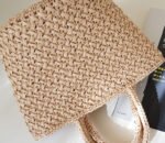 Raffia Cross Pattern Basket Handbag Kit