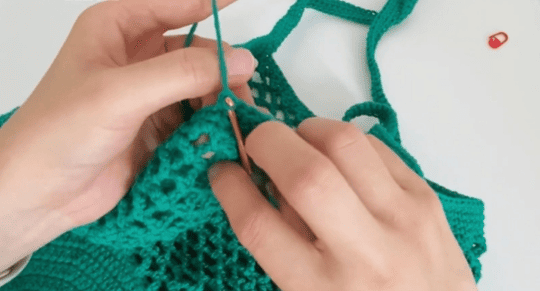 crochet strap for hollow bag crochet