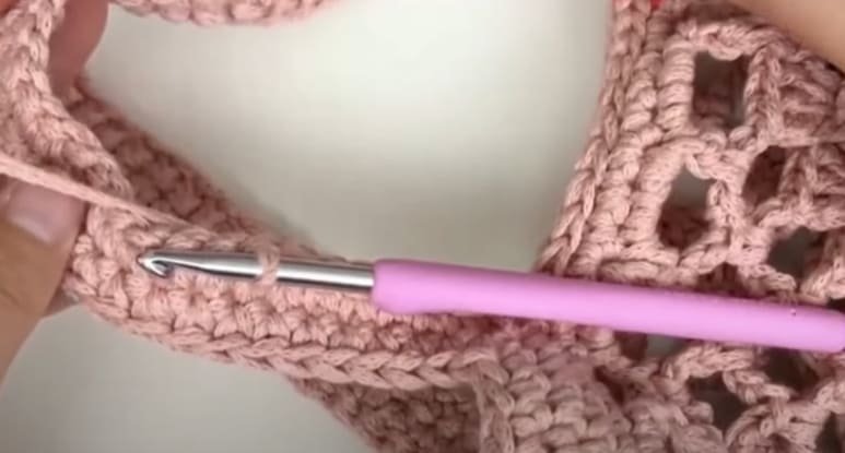 hollow patter of Small Hollow Handbag Crochet