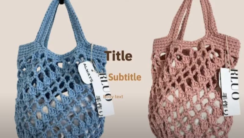 main photo of Small Hollow Handbag Crochet