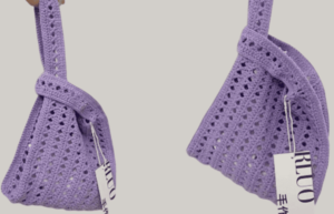 main photo of X Pattern Crochet Handbag