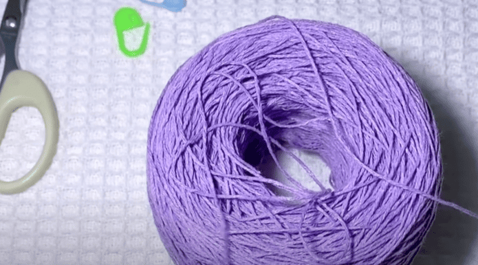 material kit of X Pattern Crochet Handbag