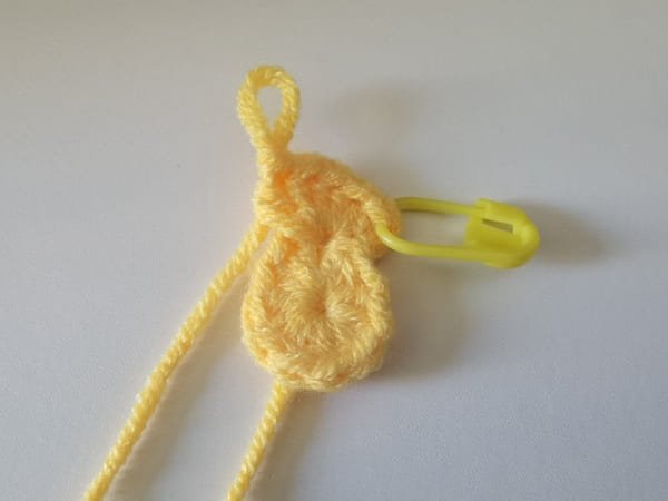 the first petal is completed.