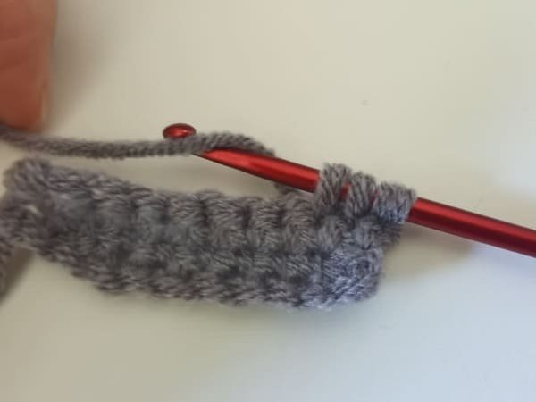 yarn over the last one
