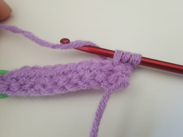 yarn over the last one