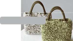 Mixed Color Vegetable Basket Tote Bag