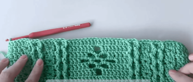 bag body of Classic Allen Pattern Bag crochet