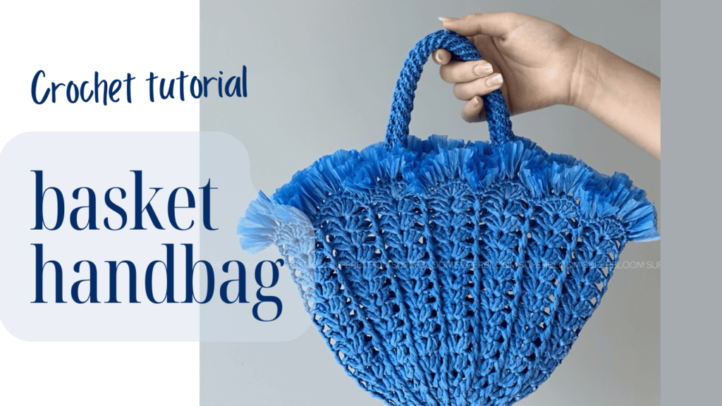 basket handbag Crochet tutorial