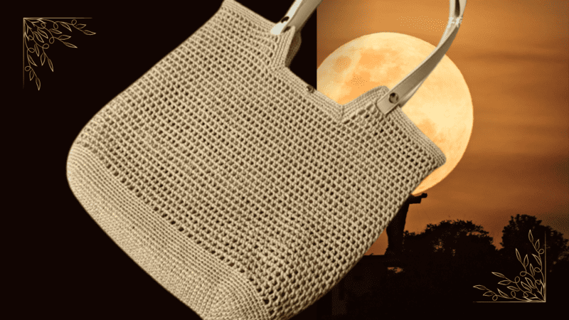 Crochet Summer Bag – Hollow Raffia Shoulder Bag