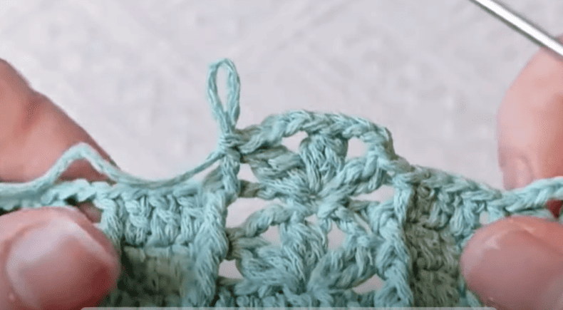 crochet body for crochet Relief Pattern Bag