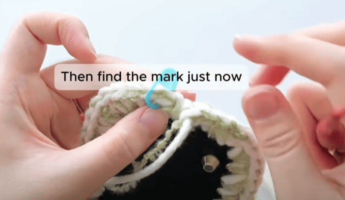 crochet bottom for crochet Multifunctional bag