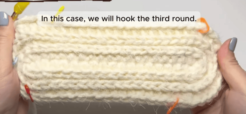 crochet bottom for plush crochet handbag