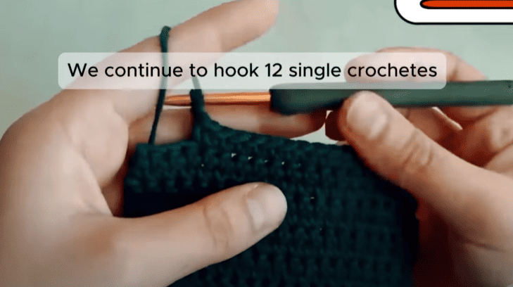 crochet bottom (side) for crochet houndstooth bag