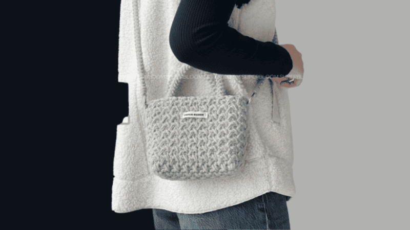 crochet crossbody bag