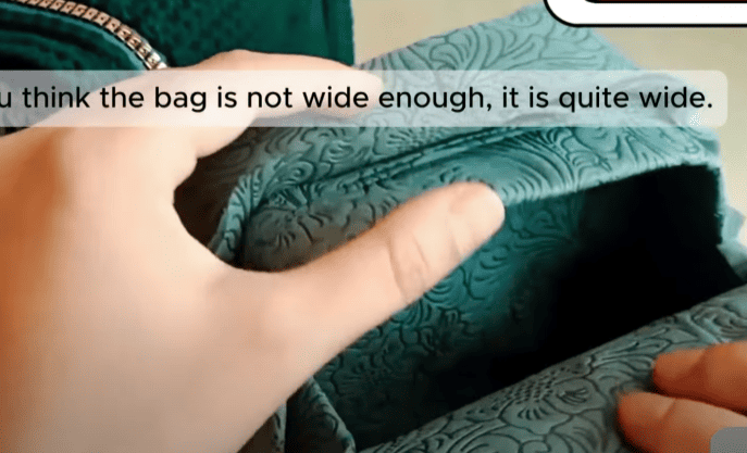 put lining in the bag for crochet houndstooth bag