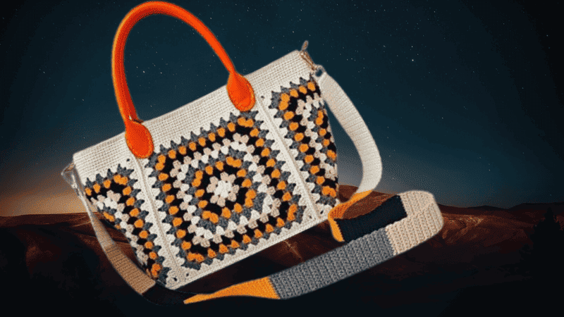 Crochet Bag Granny Square Free Pattern | Step-by-Step Tutorial