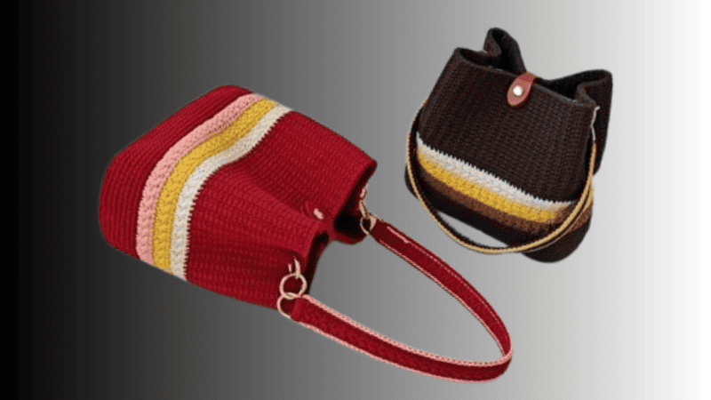 crochet bucket bag free pattern