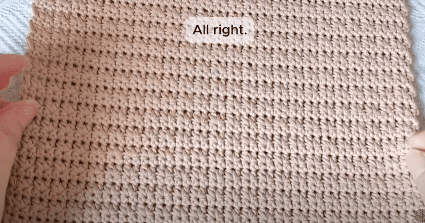 crochet front & back piece for crochet hammock bag